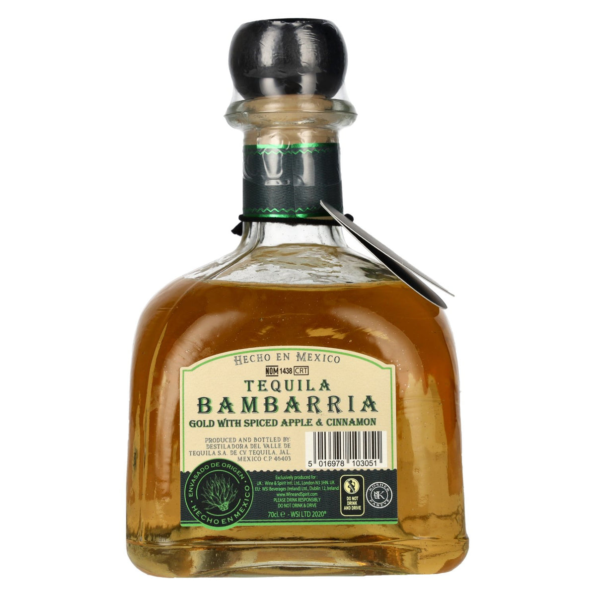 Bambarria Tequila Gold SPICED APPLE &amp; CINNAMON 35% vol. 0,7l