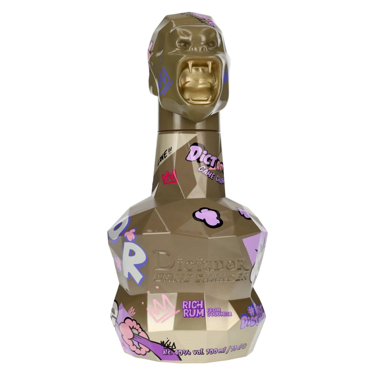 Dictador GAME CHANGER BEIGE &amp; GOLD Rhum colombien 40 % vol. 0,7 l
