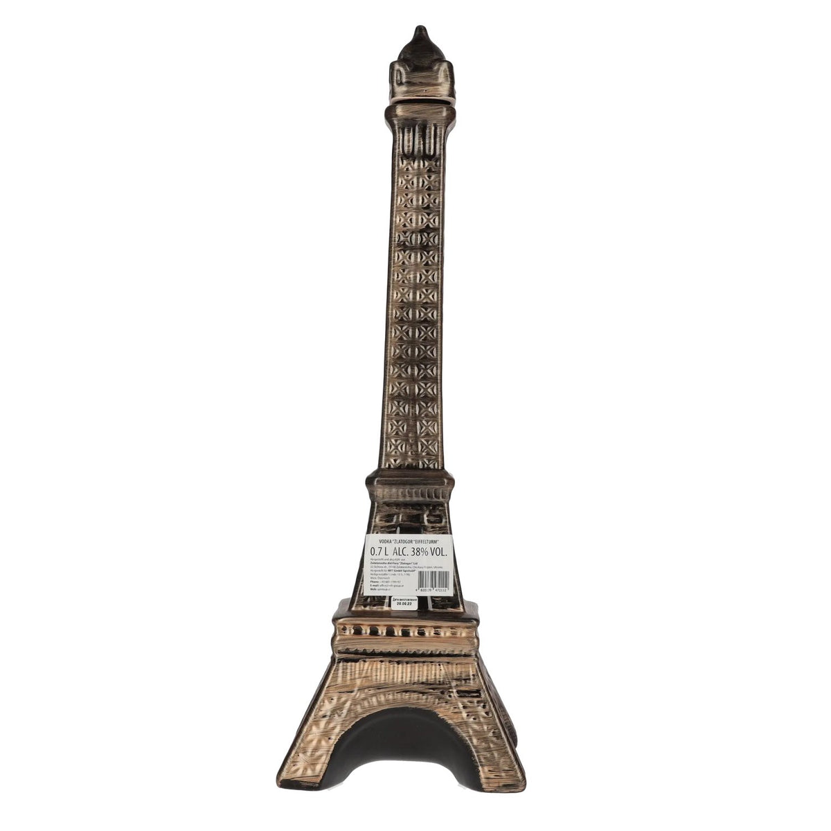 Zlatogor Tour Eiffel Vodka 38 % vol. 0,7 l