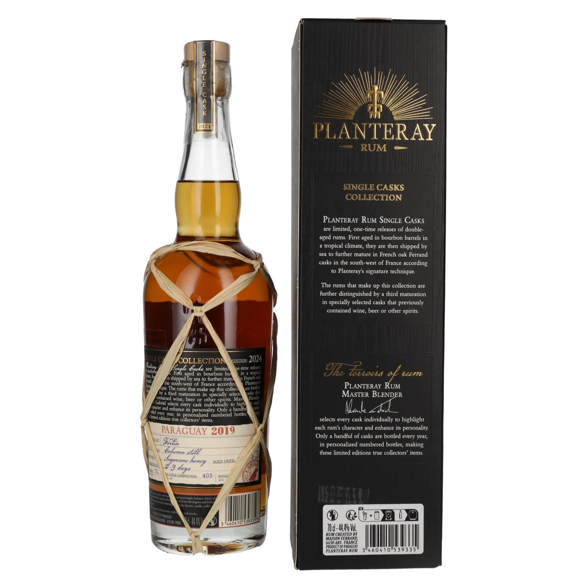Planteray Rum PARAGUAY Kyrö Rye Cask Finish 2019 44,4% Vol. 0,7l in gift box