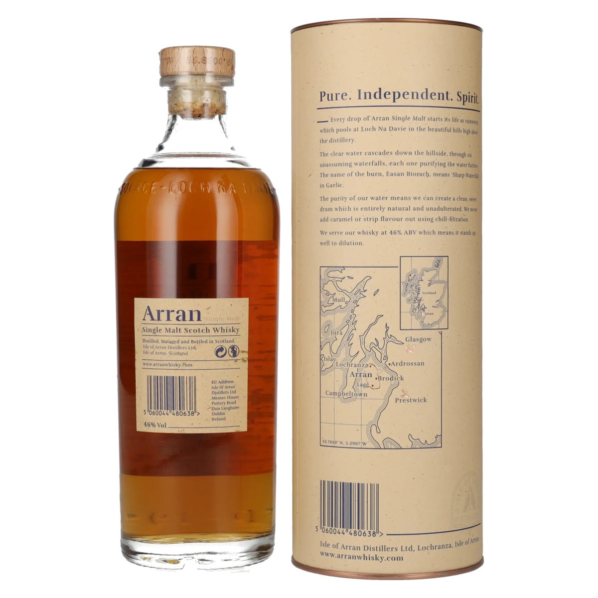 Arran 10 Years Old Single Malt Scotch Whisky 46% Vol. 0,7l en boîte cadeau