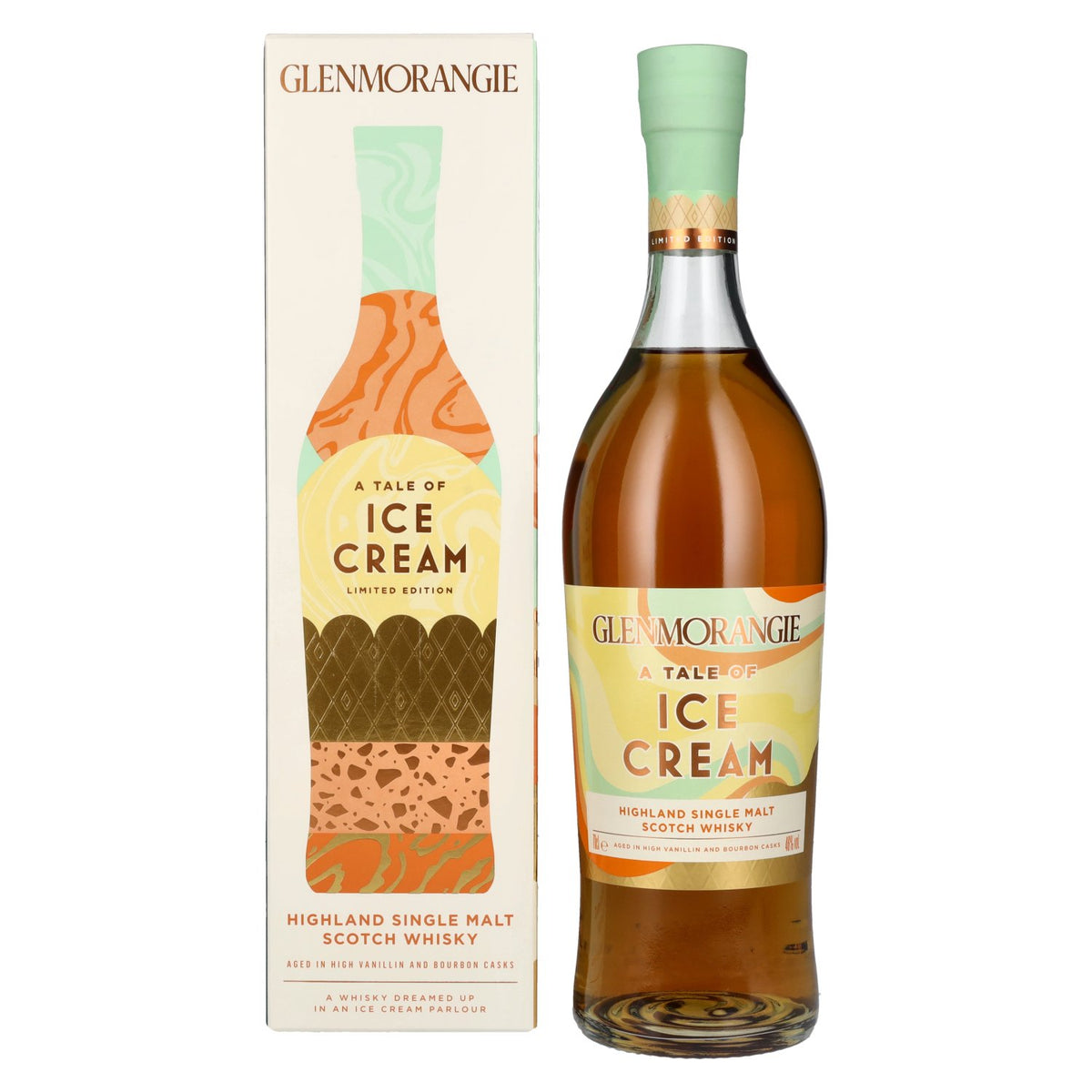 Glenmorangie A TALE OF ICE CREAM Highland Single Malt Limited Edition 46% Vol. 0,7l in gift box
