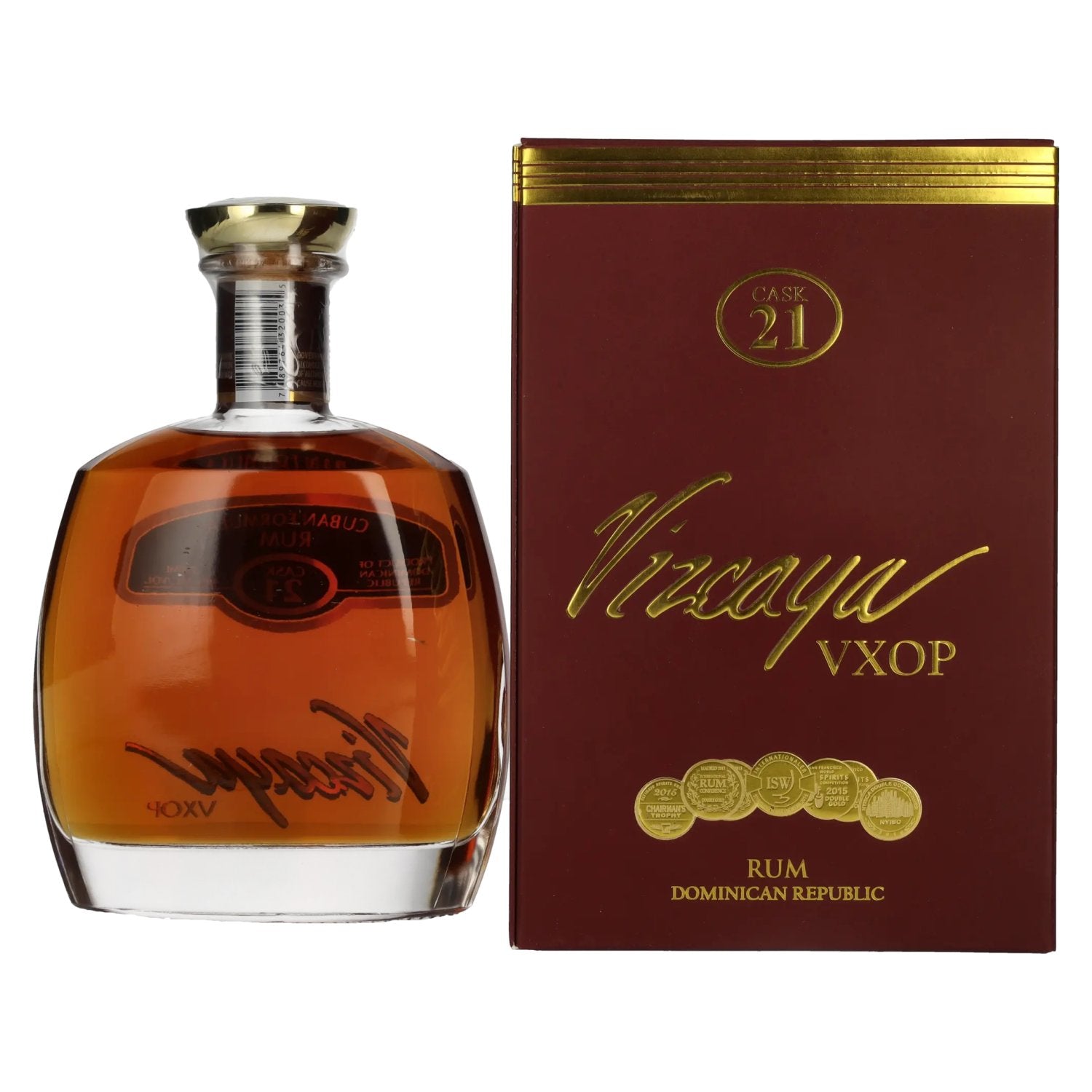 Vizcaya VXOP Cuban Formula Rum Cask 21 40% Vol. 0,7l in Geschenkbox