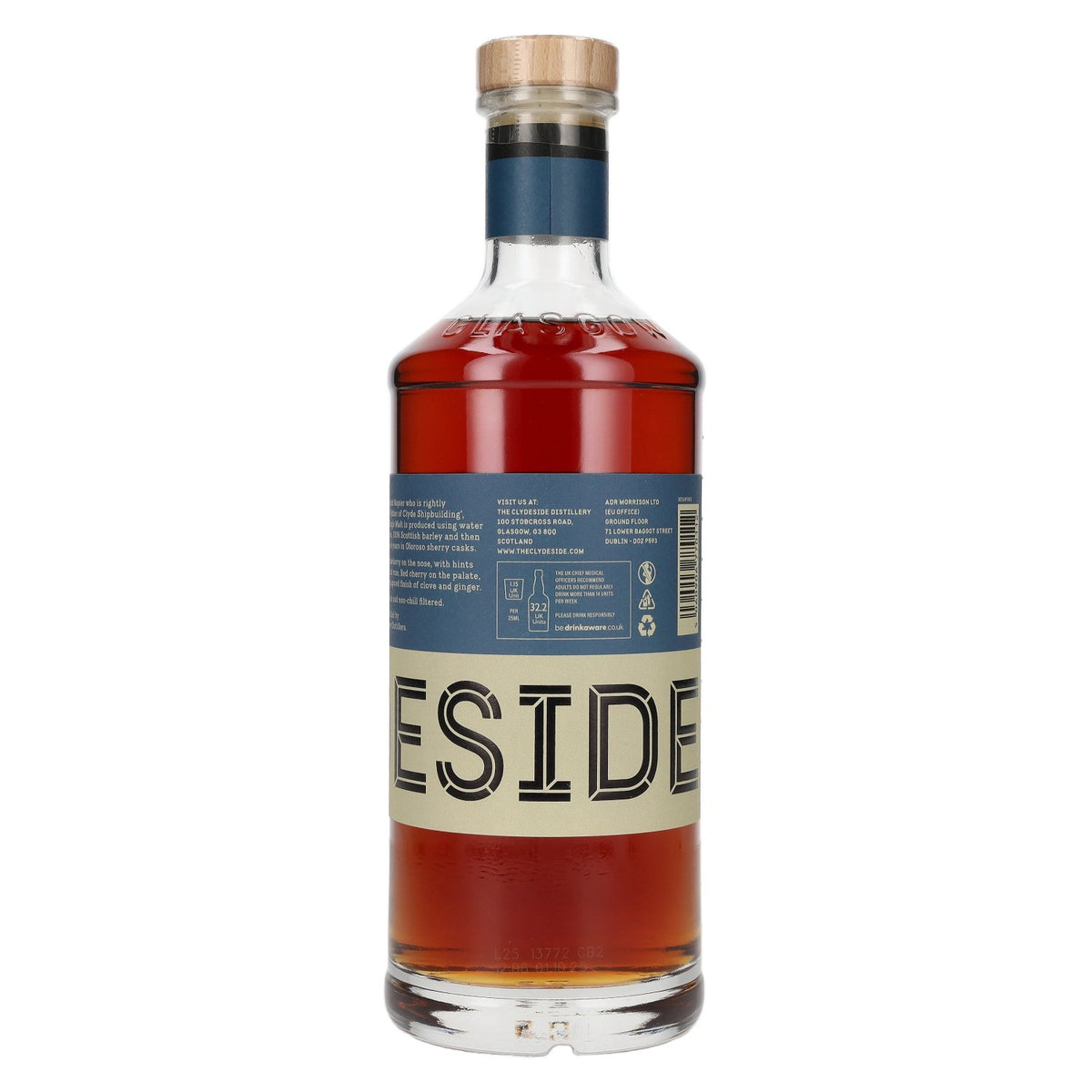 Clydeside NAPIER Sherry Cask Matured Lowland Single Malt 46% Vol. 0,7l