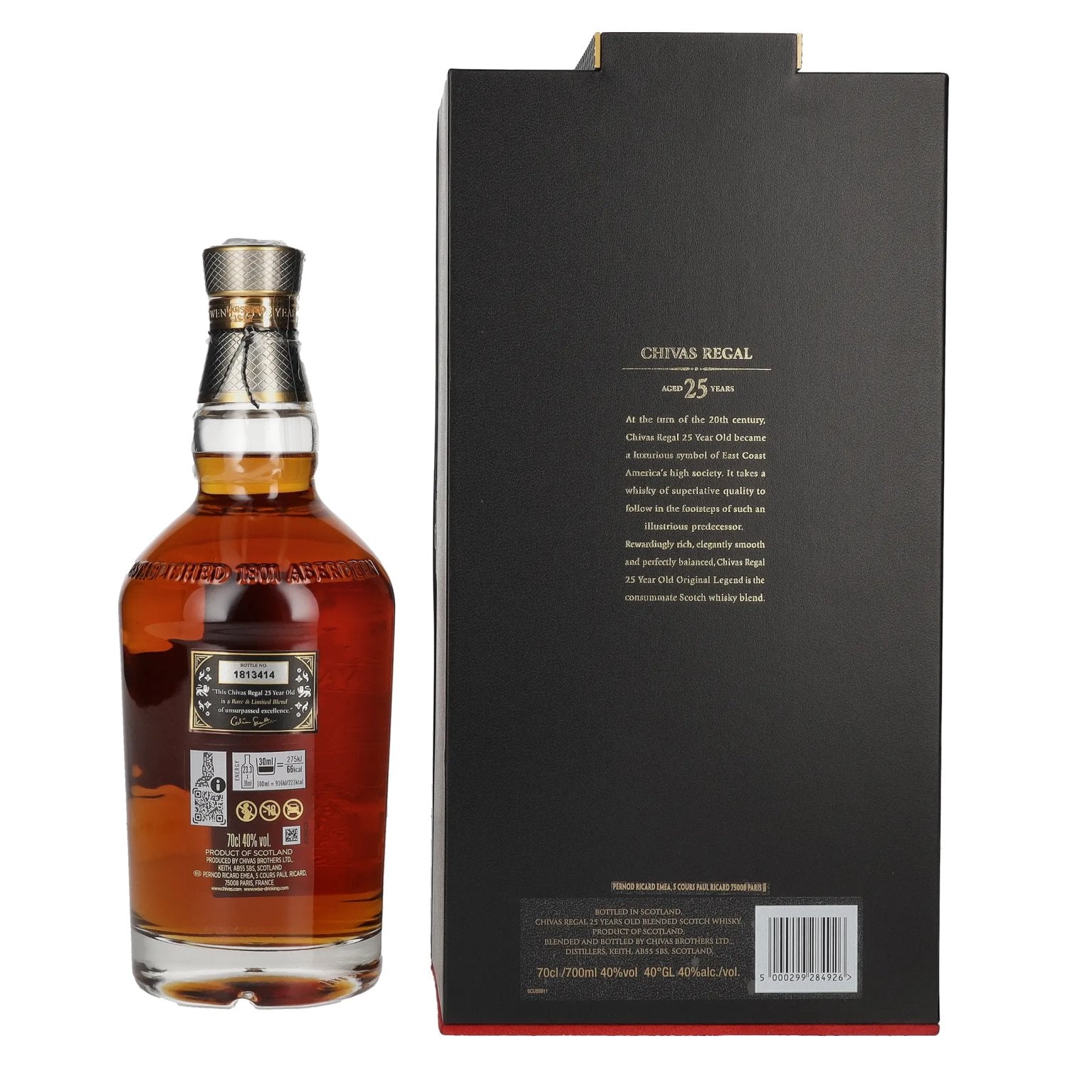 Chivas Regal 25 Years Old ORIGINAL LEGEND 40% Vol. 0,7l in gift box