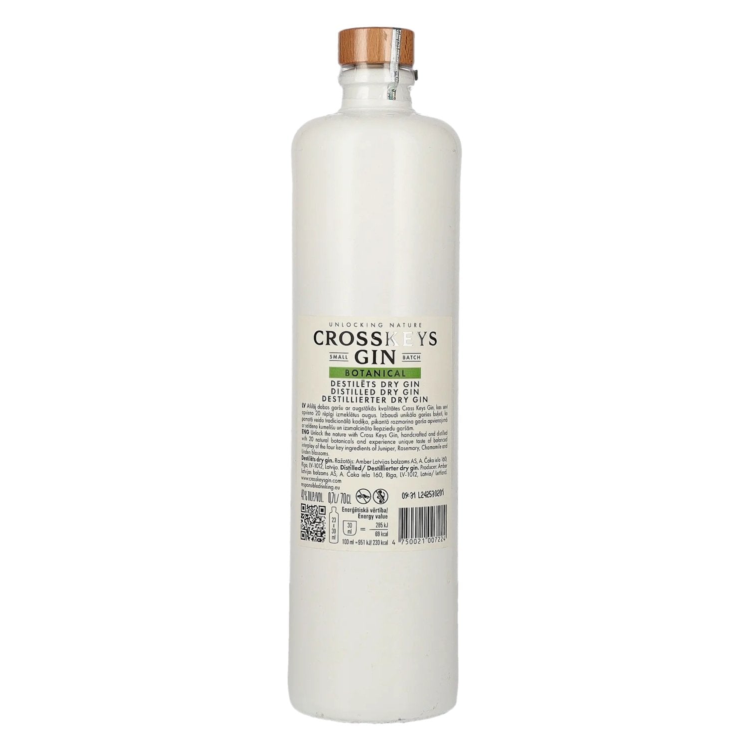 Cross Keys Botanical Distilled Dry Gin 41 % vol. 0,7 l