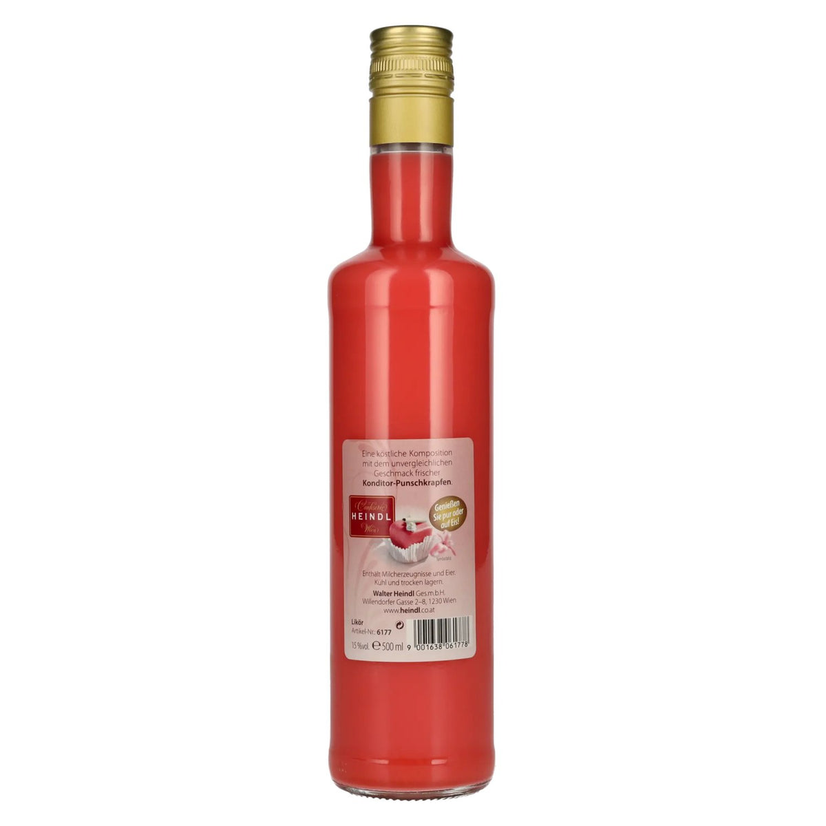 Heindl PUNSCHKRAPFEN Liqueur de crème 15% vol. 0,5l