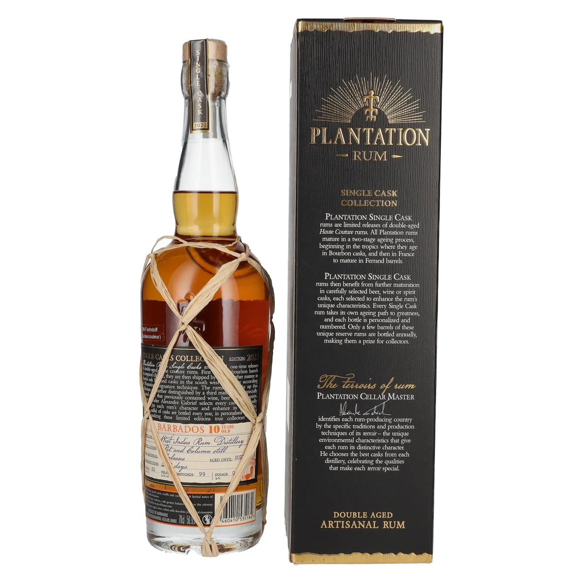 Plantation Rum BARBADOS 10 Years Old Arran Finish by delicando 2023 50,9% Vol. 0,7l in Geschenkbox