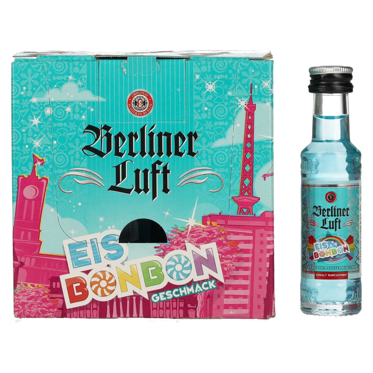 Berliner Luft EISBONBON The Fresh Peppermint Liqueur 18% Vol. 24x0,02l