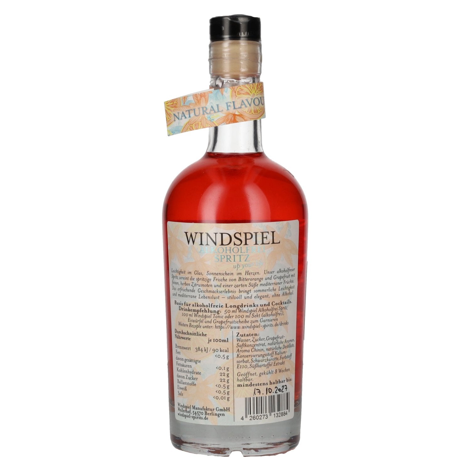 Windspiel Spritz up your life sans alcool 0,5l