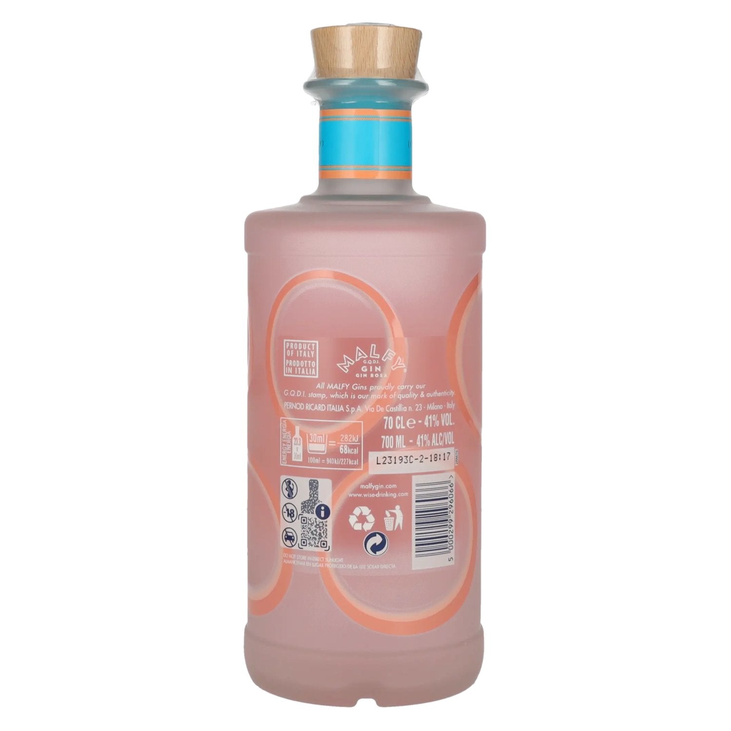 Malfy Gin ROSA Sicilian Pink Grapefruit 41% vol. 0,7l