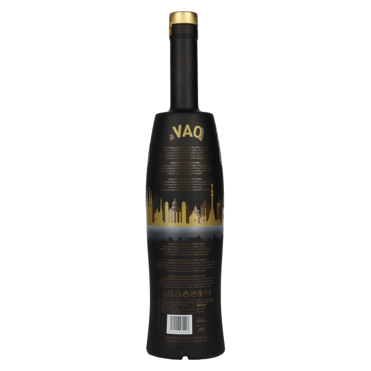 aVAO 1137 Barcelona Supreme Coffee Flavoured Liqueur Carajillo 21,8% Vol. 0,7l