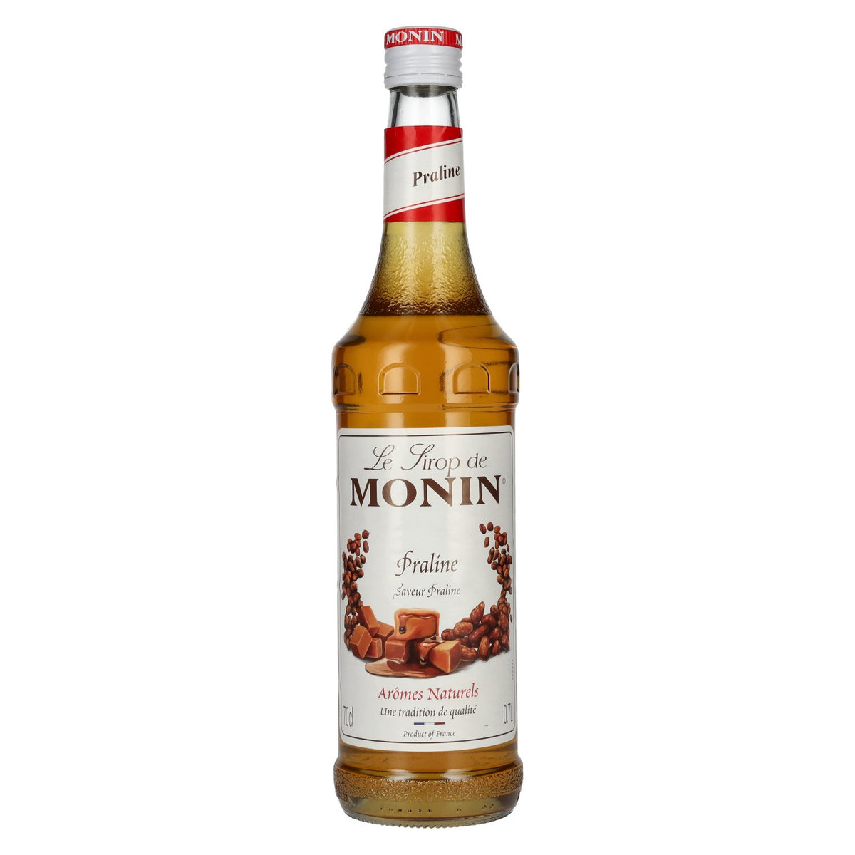 Le Sirop de Monin PRALINE DE NOISETES-CARAMELLE 0,7l