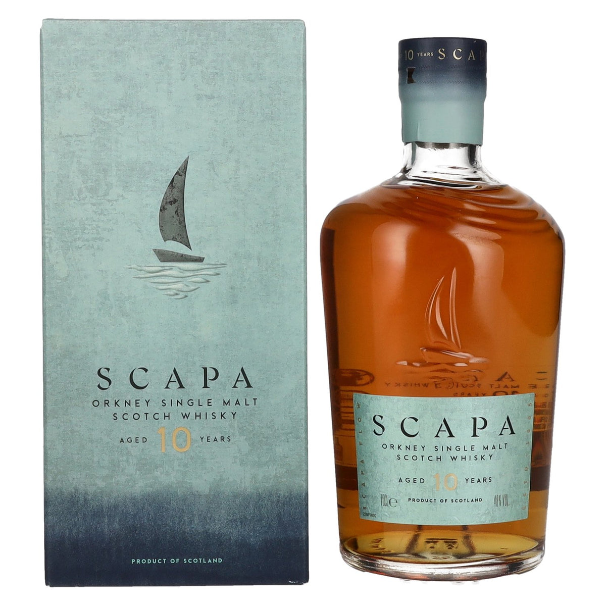 Scapa Orkney 10 Years Old Single Malt Scotch Whisky 48% Vol. 0,7l en boîte cadeau