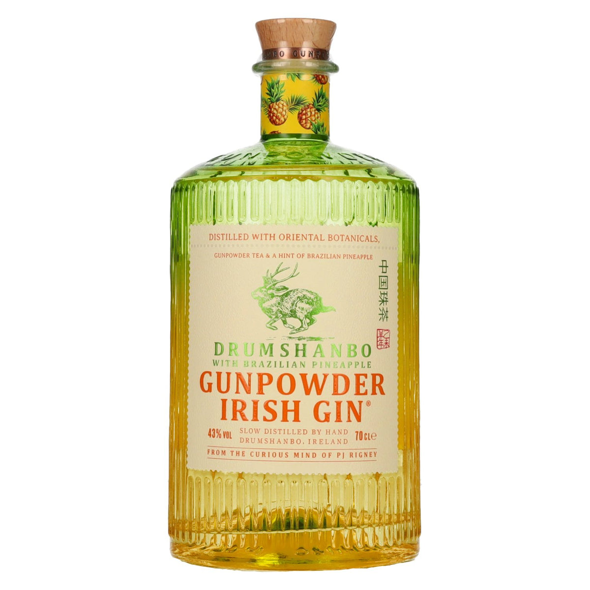 Drumshanbo Gunpowder Irish Gin with Brazilian Pineapple 43% Vol. 0,7l