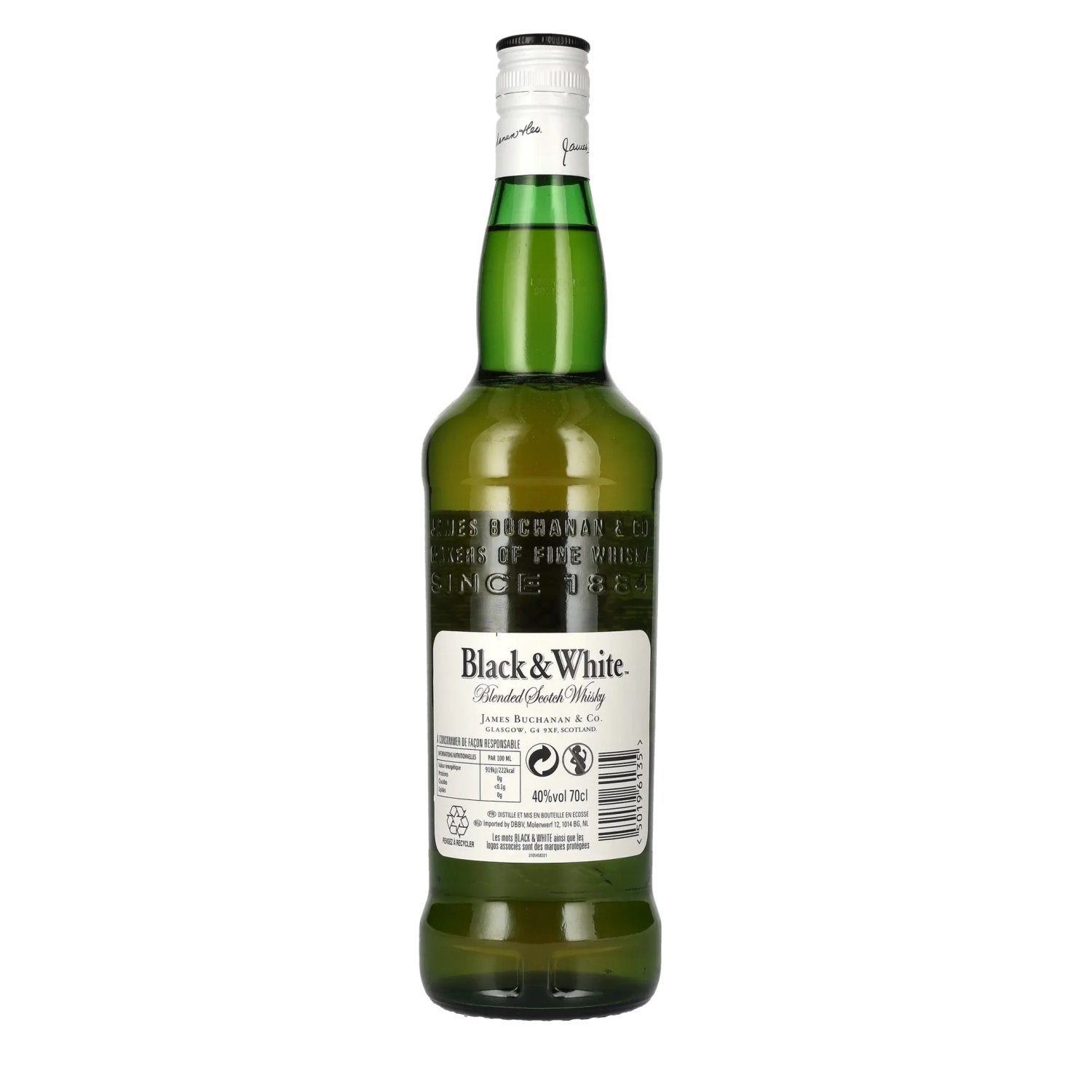 Black &amp; White Blended Scotch Whisky 40% vol. 0,7l