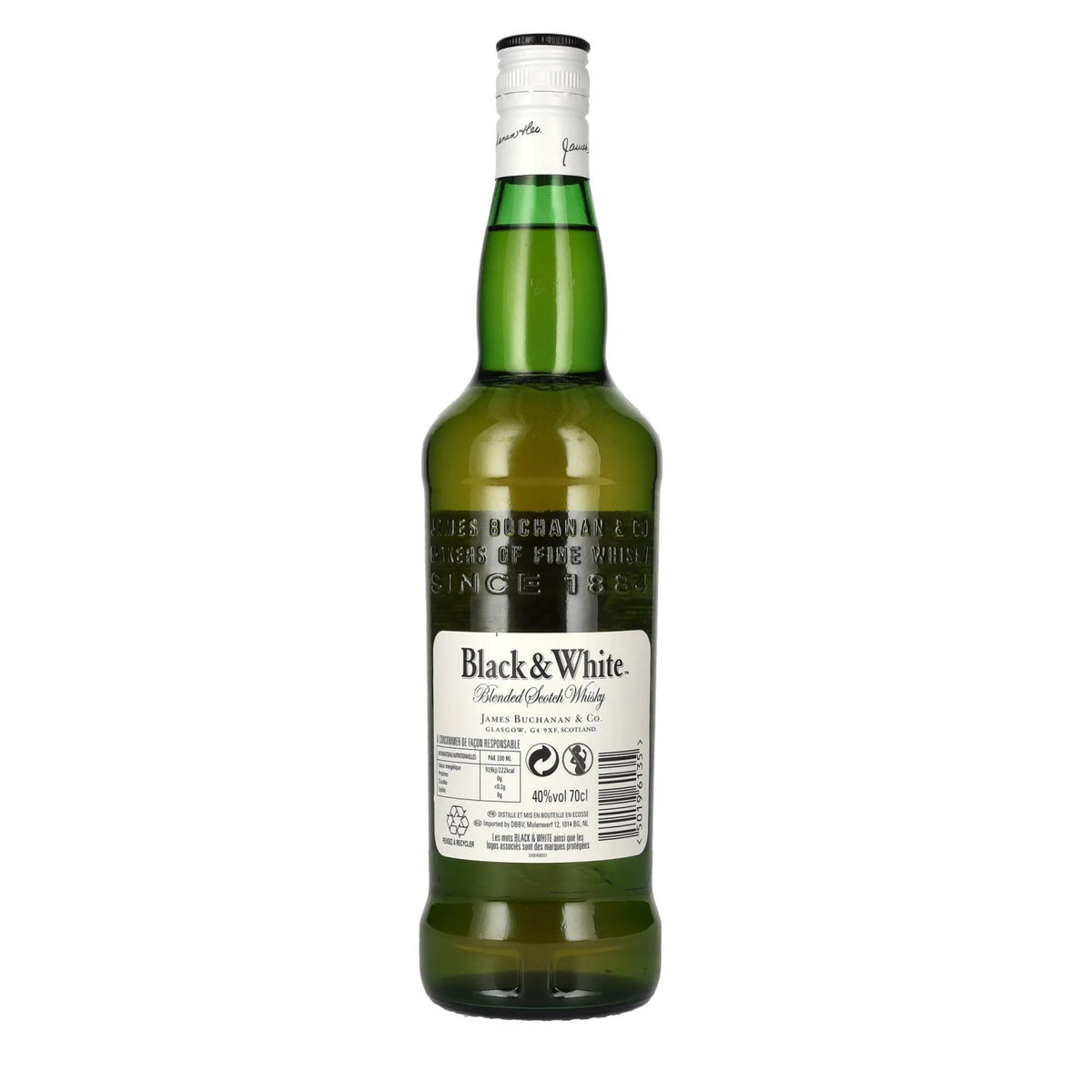 Black &amp; White Blended Scotch Whisky 40% vol. 0,7l