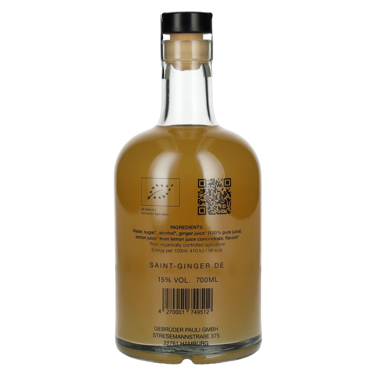 Saint Ginger Liqueur de Gingembre 15% Vol. 0,7l