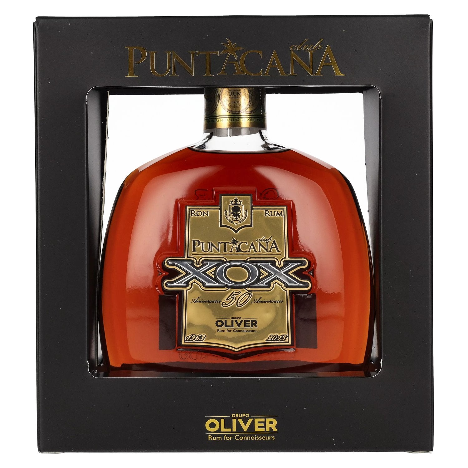 Puntacana Club XOX Rum 50 Aniversario 40% Vol. 0,7l in Geschenkbox