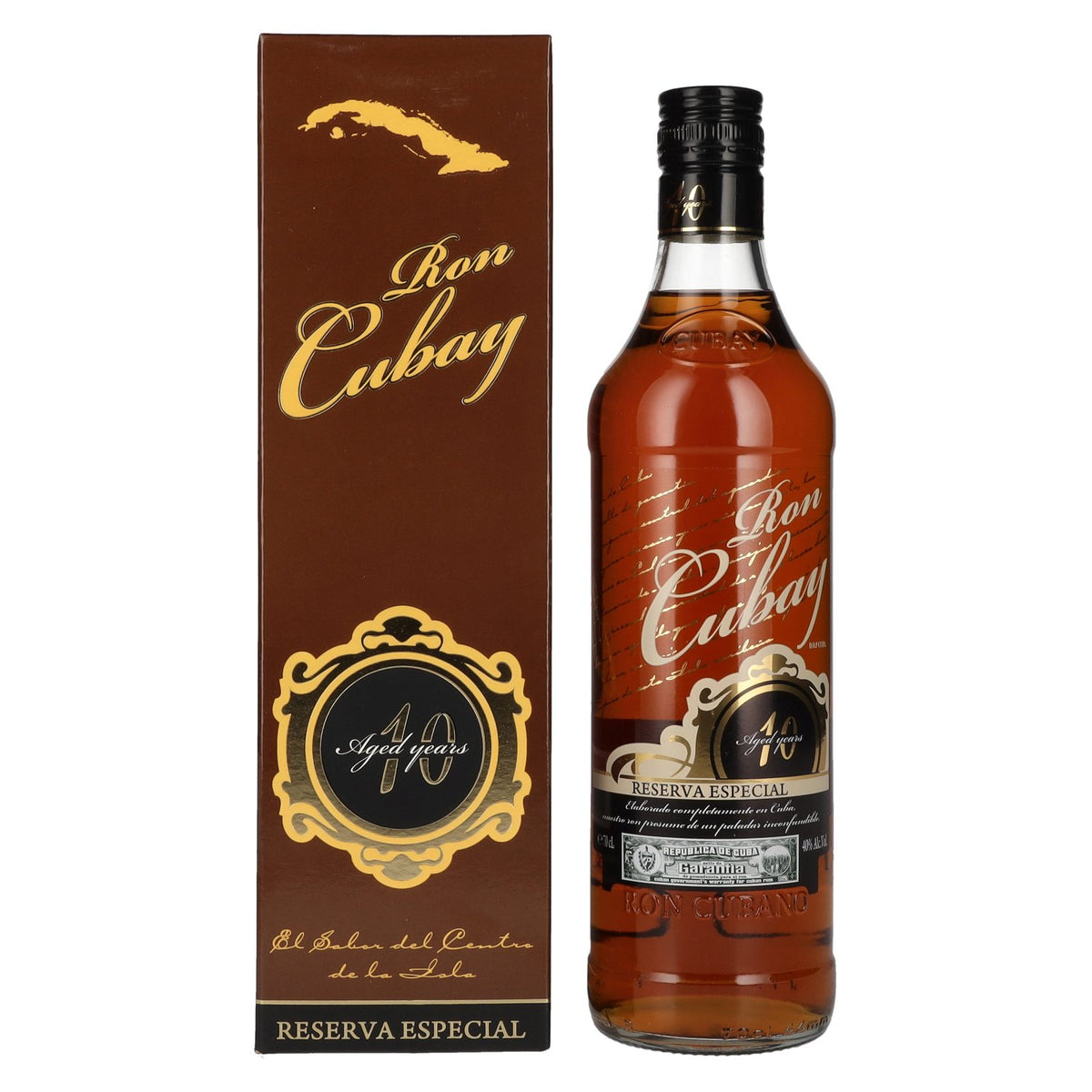 Ron Cubay 10 Years Old RESERVA ESPECIAL 40% Vol. 0,7l in gift box
