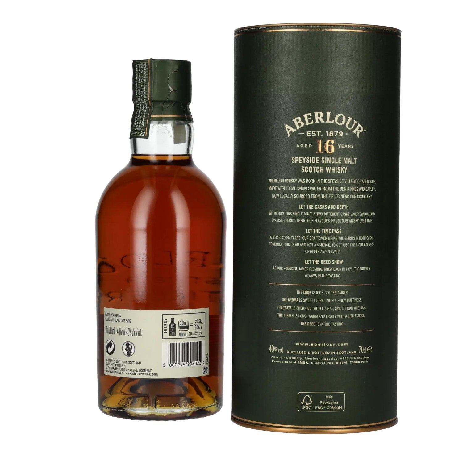 Aberlour 16 Years Old DOUBLE CASK MATURED 40% vol. 0,7l en boîte cadeau