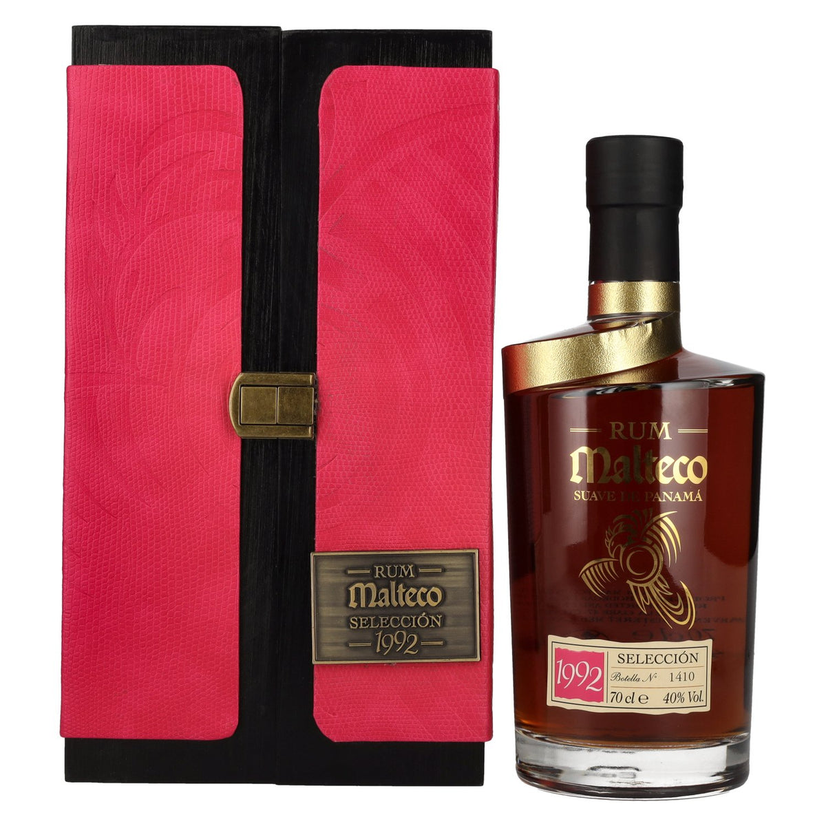 Ron Malteco SELECCIÓN 1992 40% vol. 0,7l dans une caisse en bois