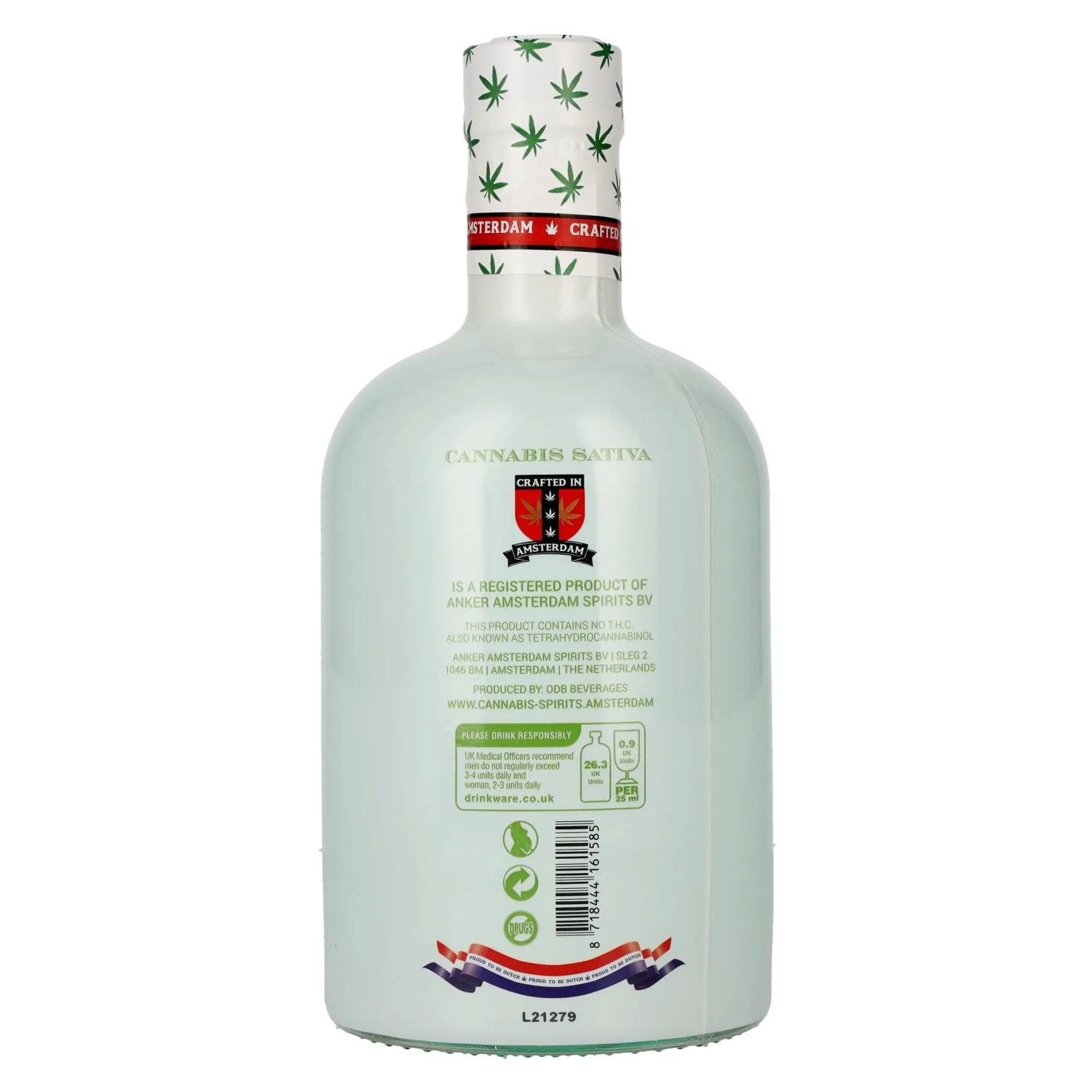 Cannabis Sativa Fibre Hemp Rhum jamaïcain aromatisé 37,5% vol. 0,7l