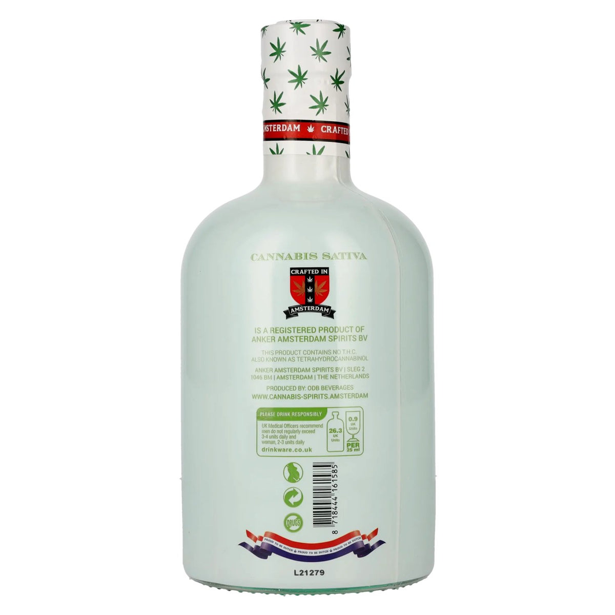 Cannabis Sativa Fibre Hemp Rhum jamaïcain aromatisé 37,5% vol. 0,7l