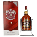 Chivas Regal 12 Years Old Blended Scotch Whisky 40% Vol. 4.5l in gift box in swing stand with pourer