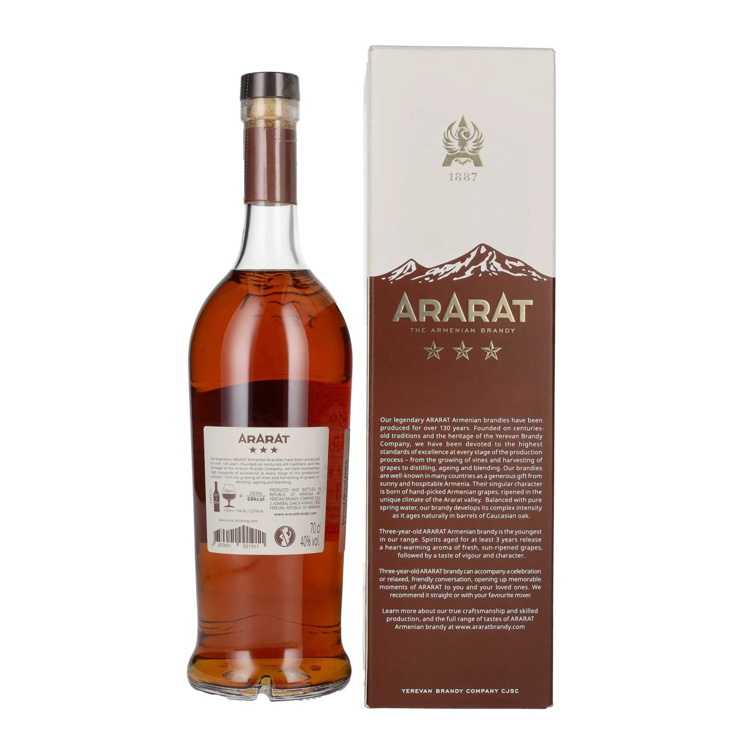 Ararat 3 Years Old 40% Vol. 0,7l en boîte cadeau