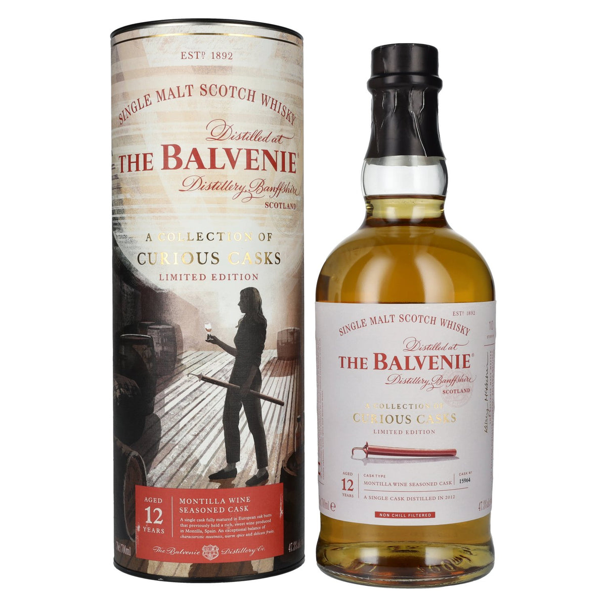 The Balvenie 12 Years Old A Collection of Curious Casks MONTILLA 47,3% Vol. 0,7l in gift box