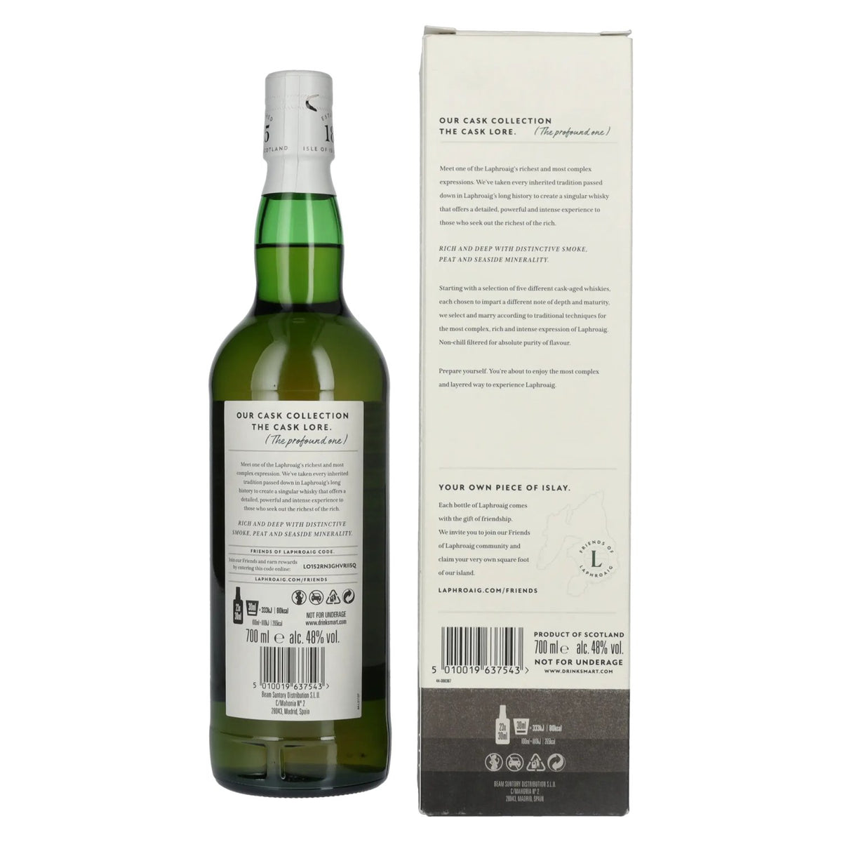 Laphroaig LORE Islay Single Malt 48% Vol. 0,7l in gift box