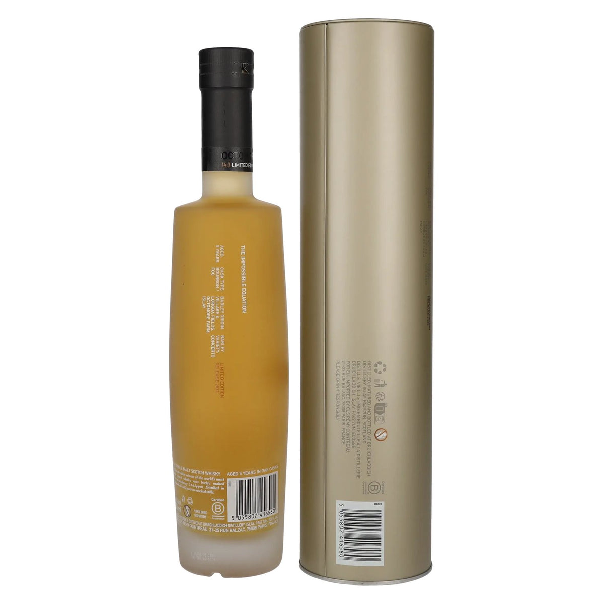 Octomore EDITION: 14.3 Super Heavily Peated Islay Single Malt 61,4% Vol. 0,7l in Tinbox