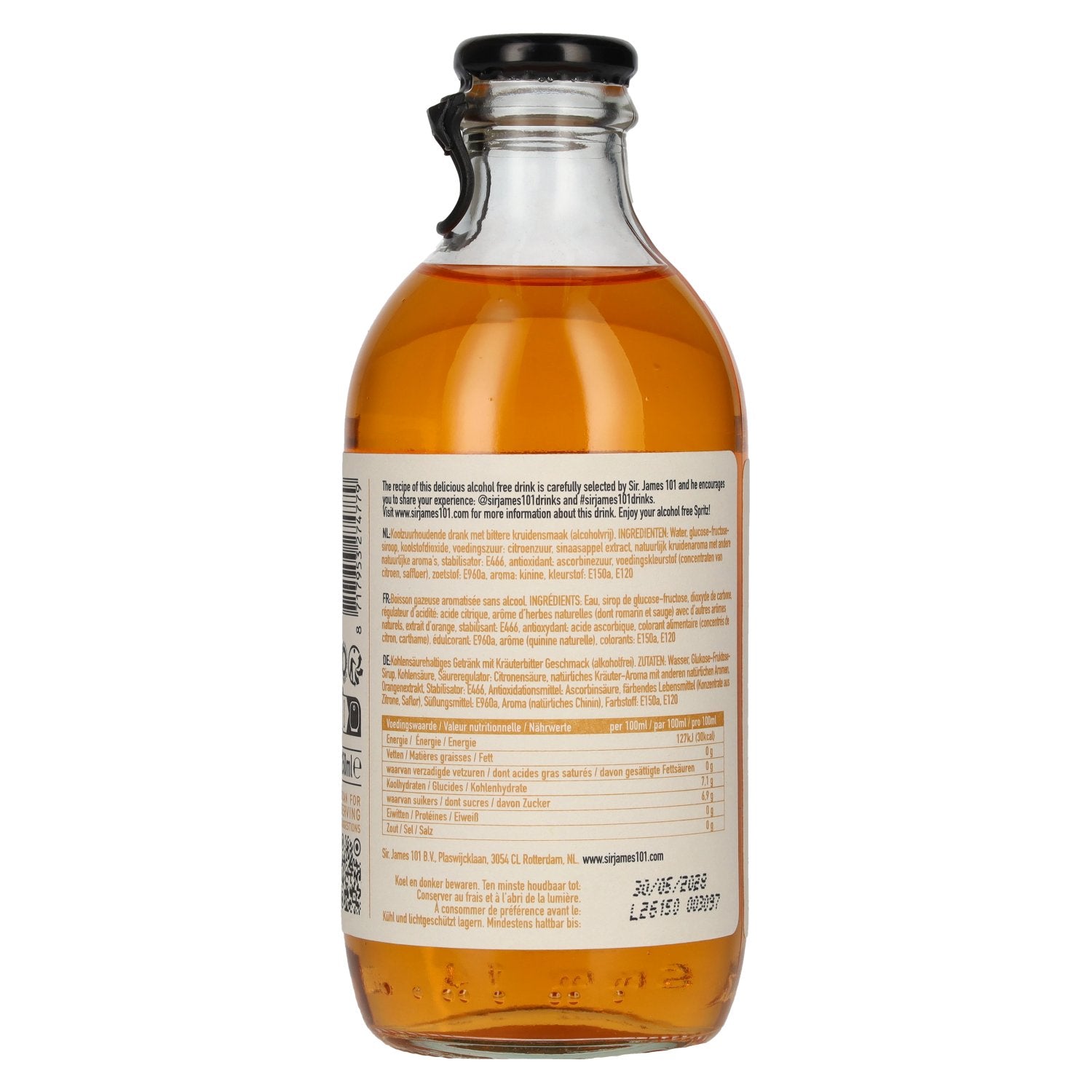 Sir. James 101 SPRITZ Apéritif sans alcool 12 x 0,25 l