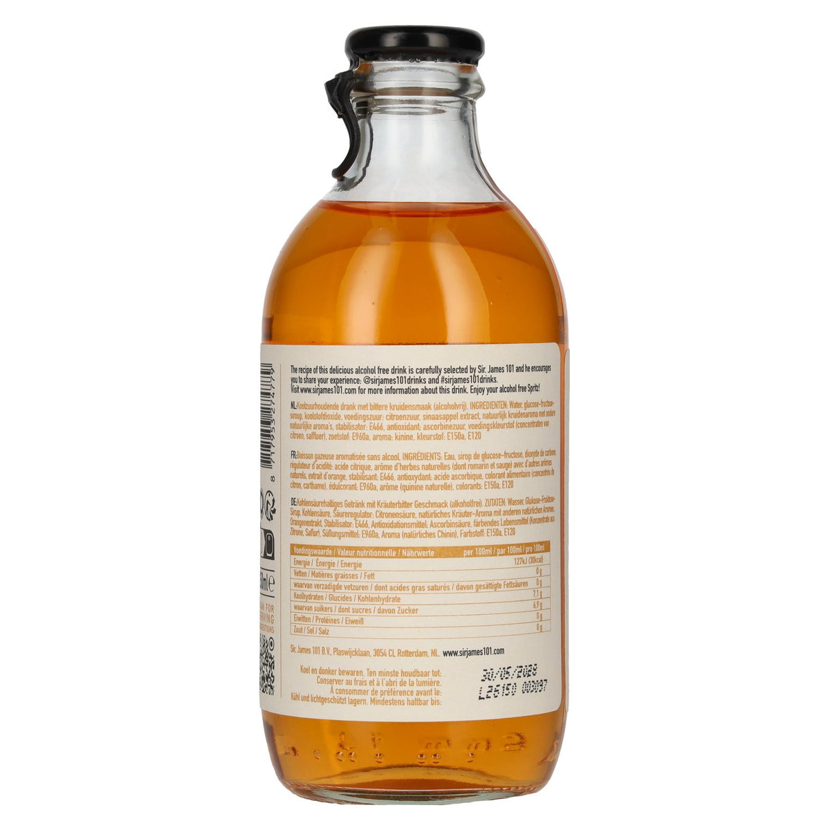 Sir. James 101 SPRITZ Apéritif sans alcool 12 x 0,25 l