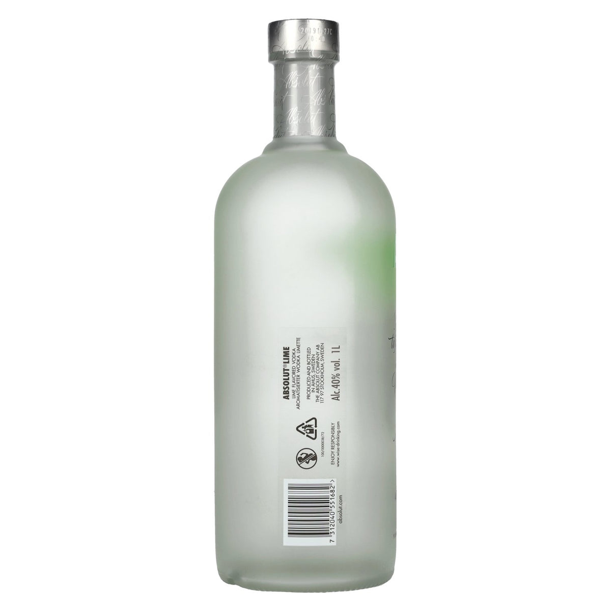 Absolut LIME Flavoured Vodka 40% Vol. 1l