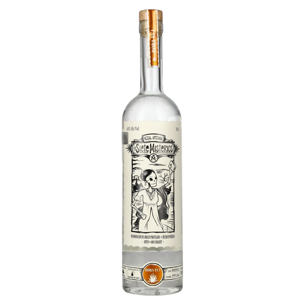 Los Siete Misterios DOBA-YEJ Mezcal Artesanal DOP 2024 44% vol. 0,7l