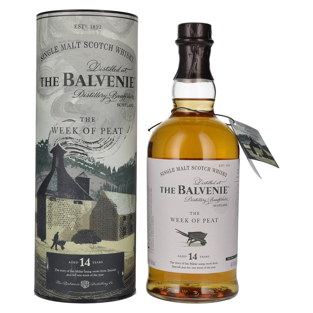 The Balvenie 14 Years Old The WEEK OF PEAT 48,3% Vol. 0,7l in gift box