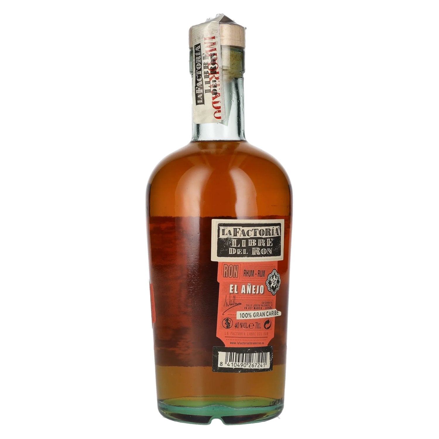 La Factoría Libre Del Ron El Añejo 40% Vol. 0,7l