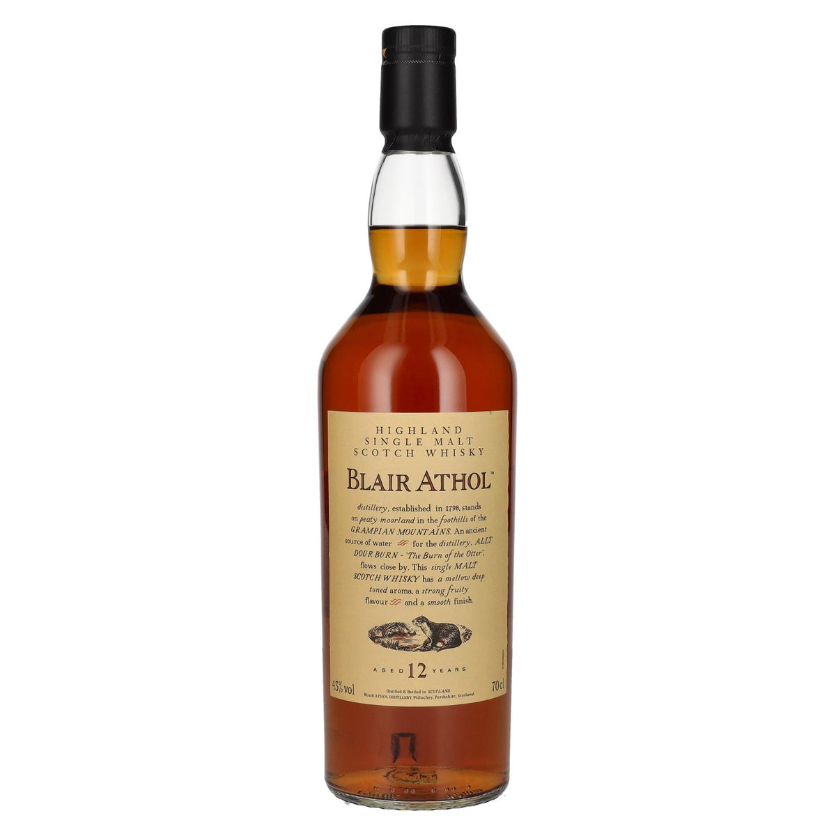 Blair Athol 12 Years Old FLORA &amp; FAUNA Highland Single Malt 43% ABV 0.7l