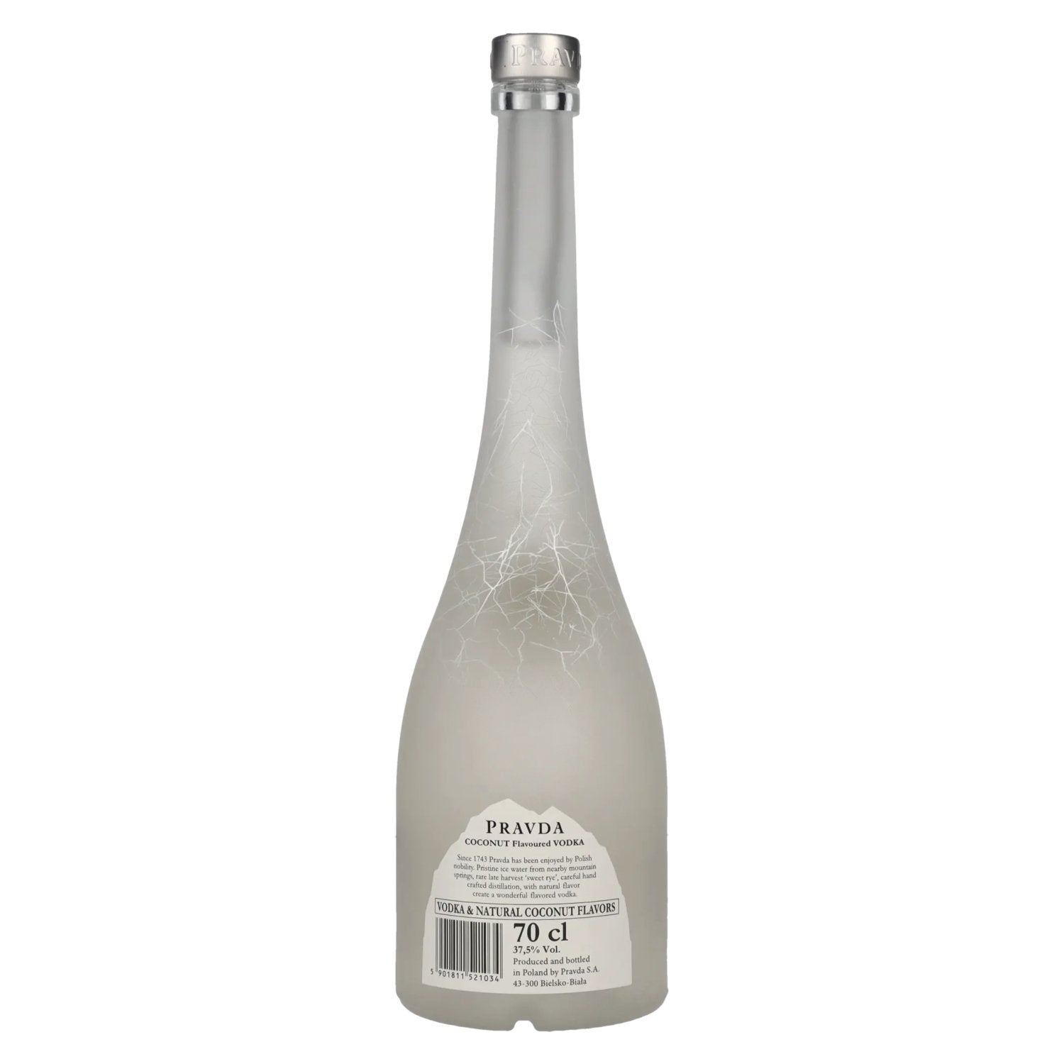 Pravda COCONUT Vodka aromatisée 37,5% Vol. 0,7l