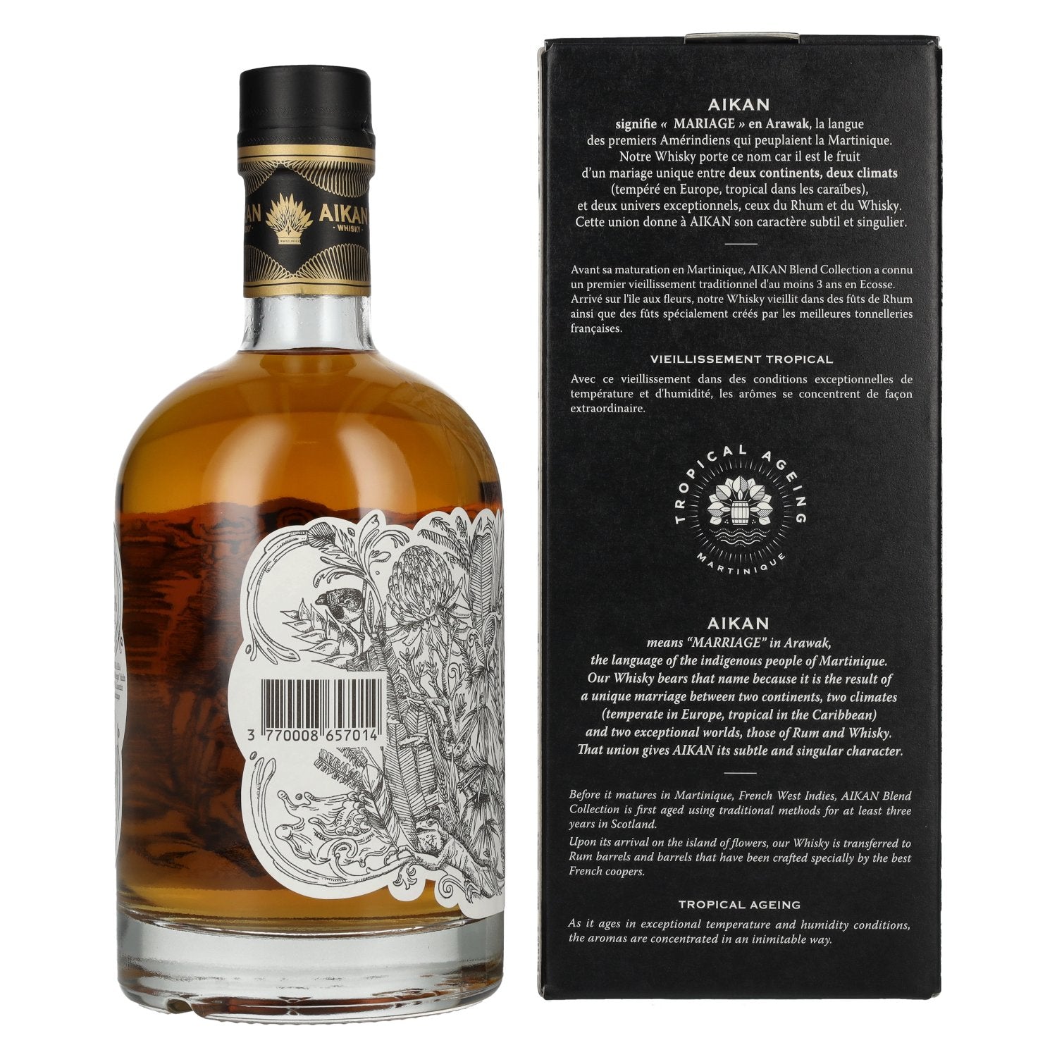 Aikan Whisky Blend Collection Batch No. 3 43% vol. 0,5l en coffret cadeau