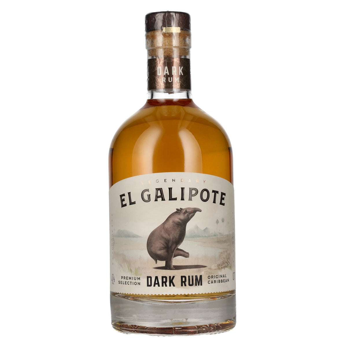 EL GALIPOTE Dark Caribbean Rum 40% vol. 0,7l