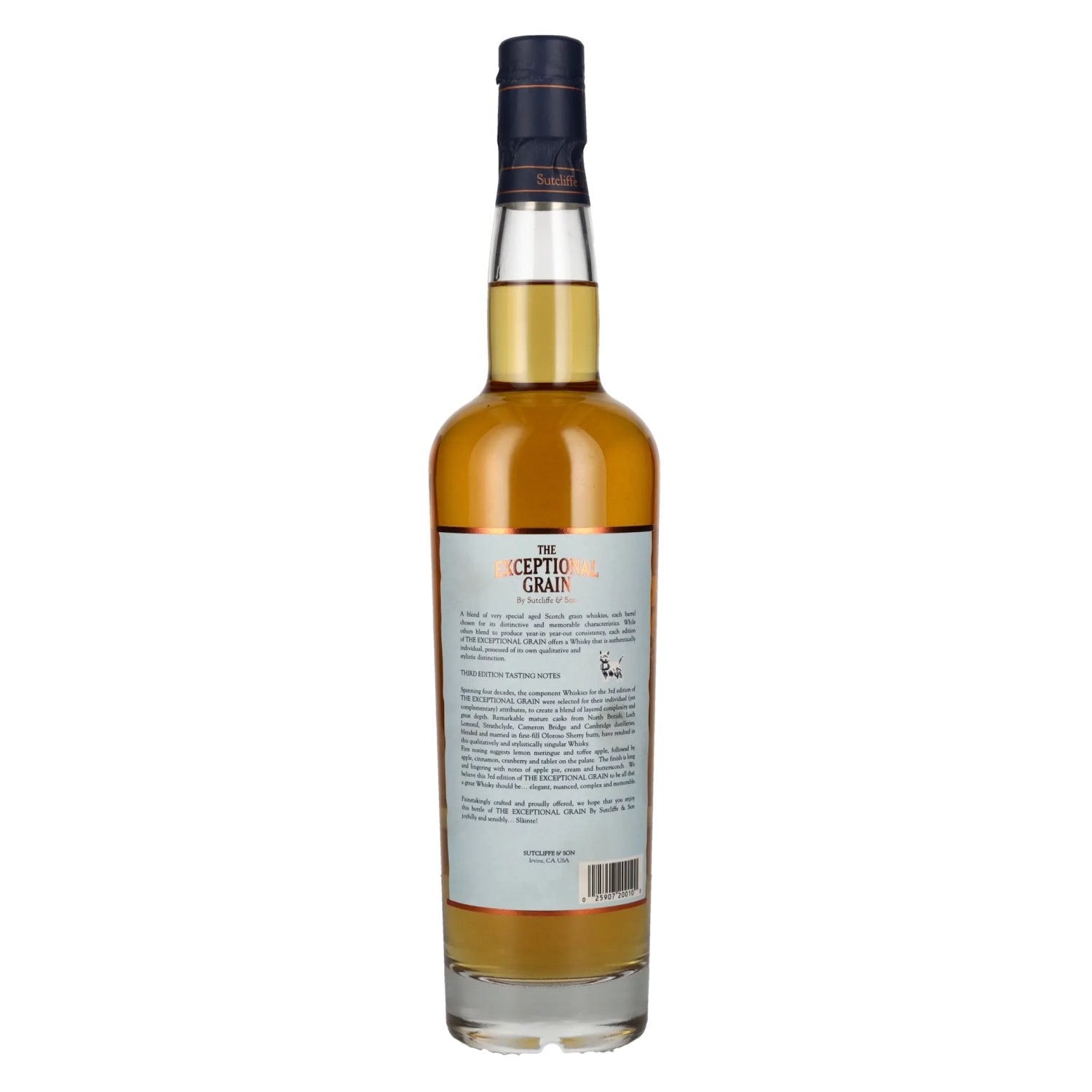 The Exceptional Grain By Sutcliffe &amp; Son Blended Grain Scotch Whisky 43% Vol. 0,7l
