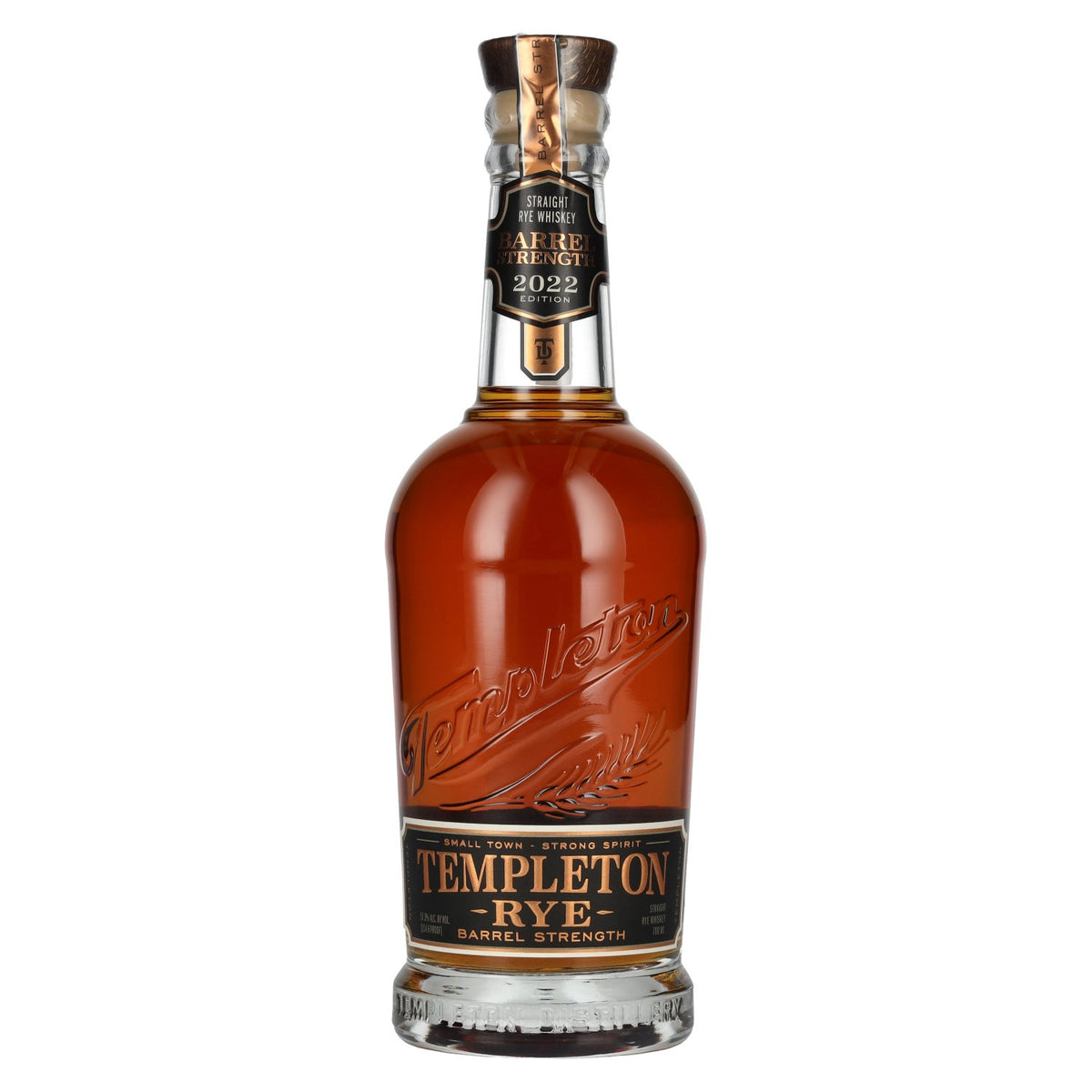 Templeton Rye Barrel Strength Straight Rye Whiskey 2022 57,3% vol. 0,7l