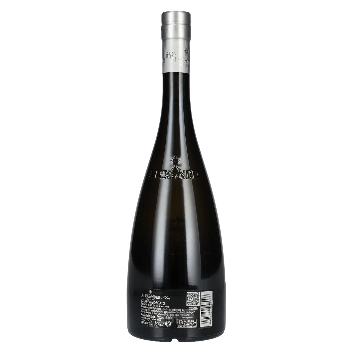 Bottega Alexander Aqva Di Vita Grappa Moscato 38% Vol. 0,7l
