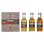 Auchentoshan Gift Collection (American Oak, 12YO, Three Wood) 41% vol. 3x0,05l en coffret cadeau