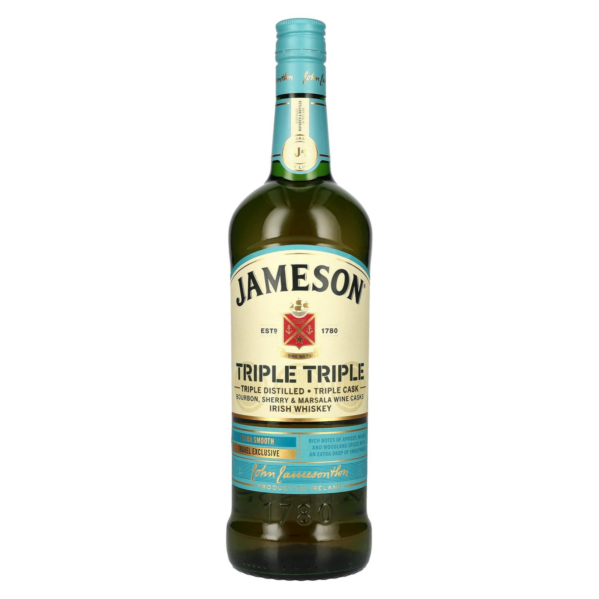 Jameson TRIPLE TRIPLE Marsala Cask Irish Whiskey Travel Exclusive 40% Vol. 1l