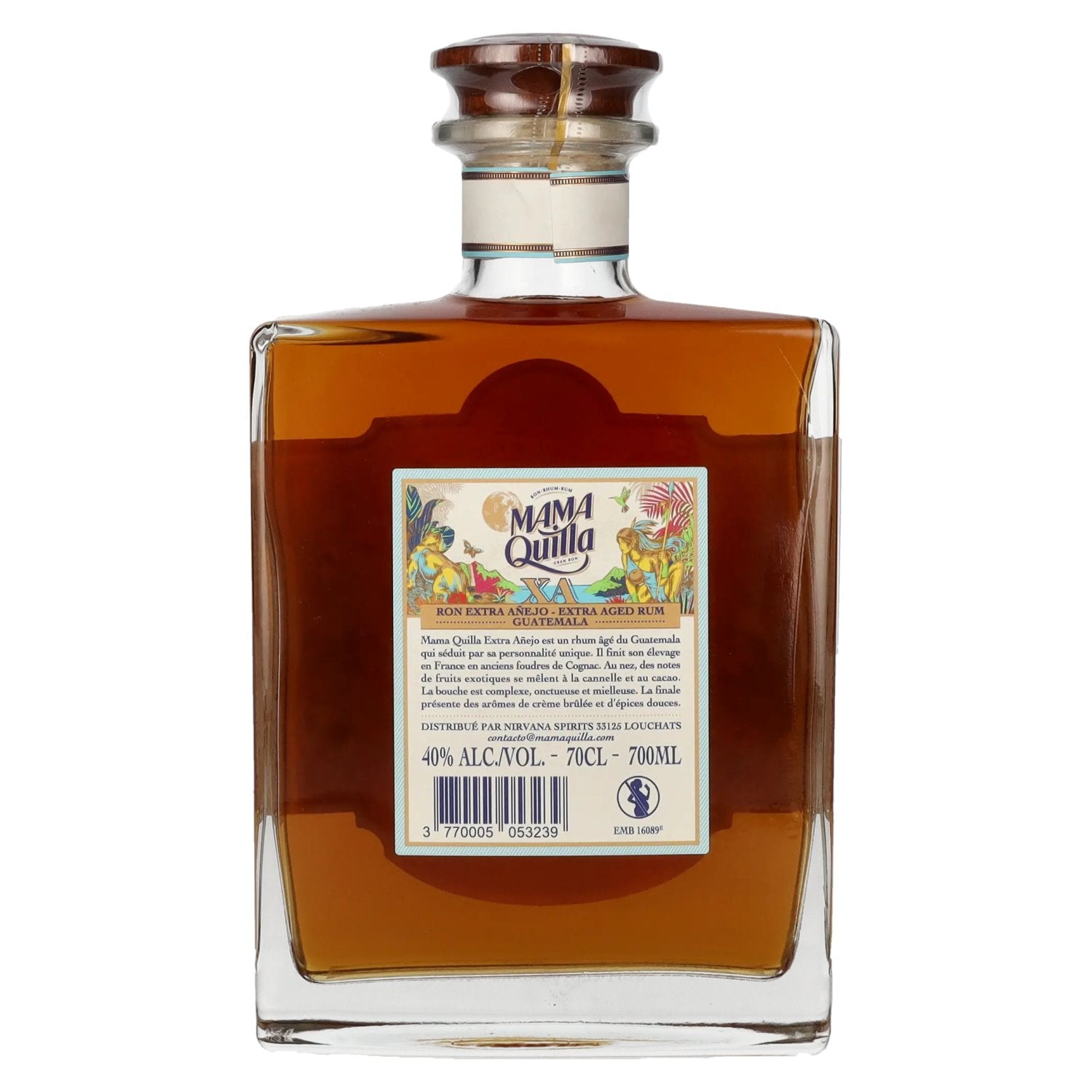 Mama Quilla XA Ron Extra Añejo 40% Vol. 0,7l