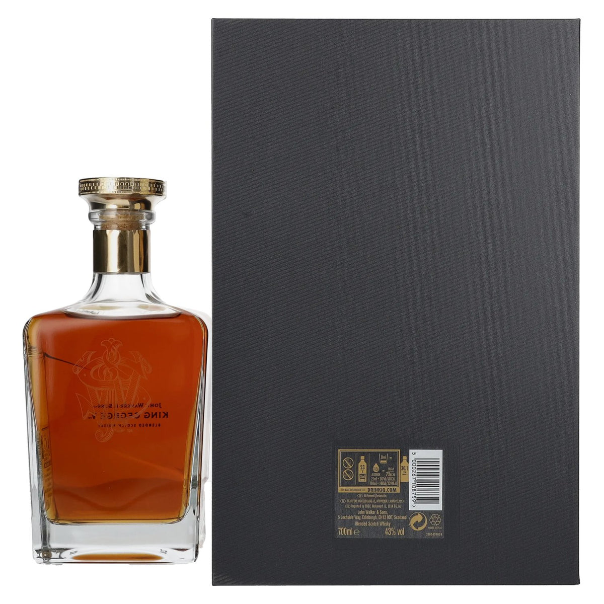 John Walker &amp; Sons KING George V Blended Scotch Whisky 43% vol. 0,7l en boîte cadeau